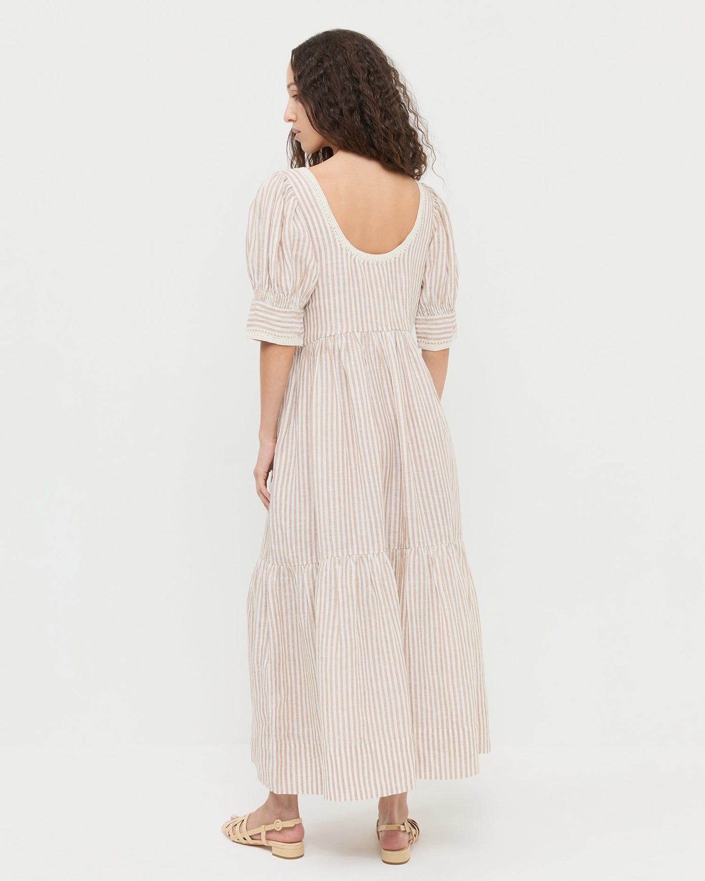 Gillian Puff-Sleeve Dress