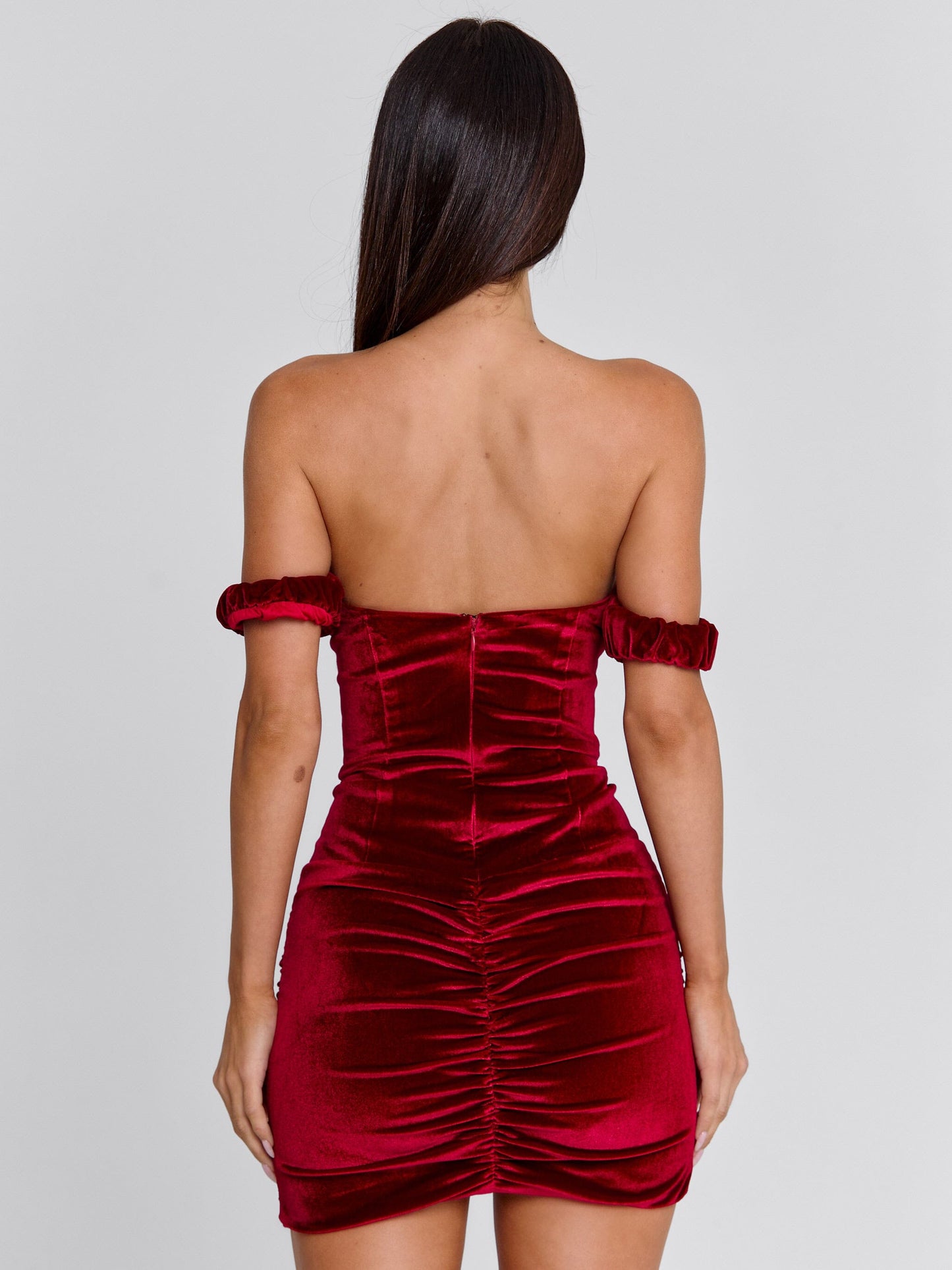 NARNIE MINI DRESS RED