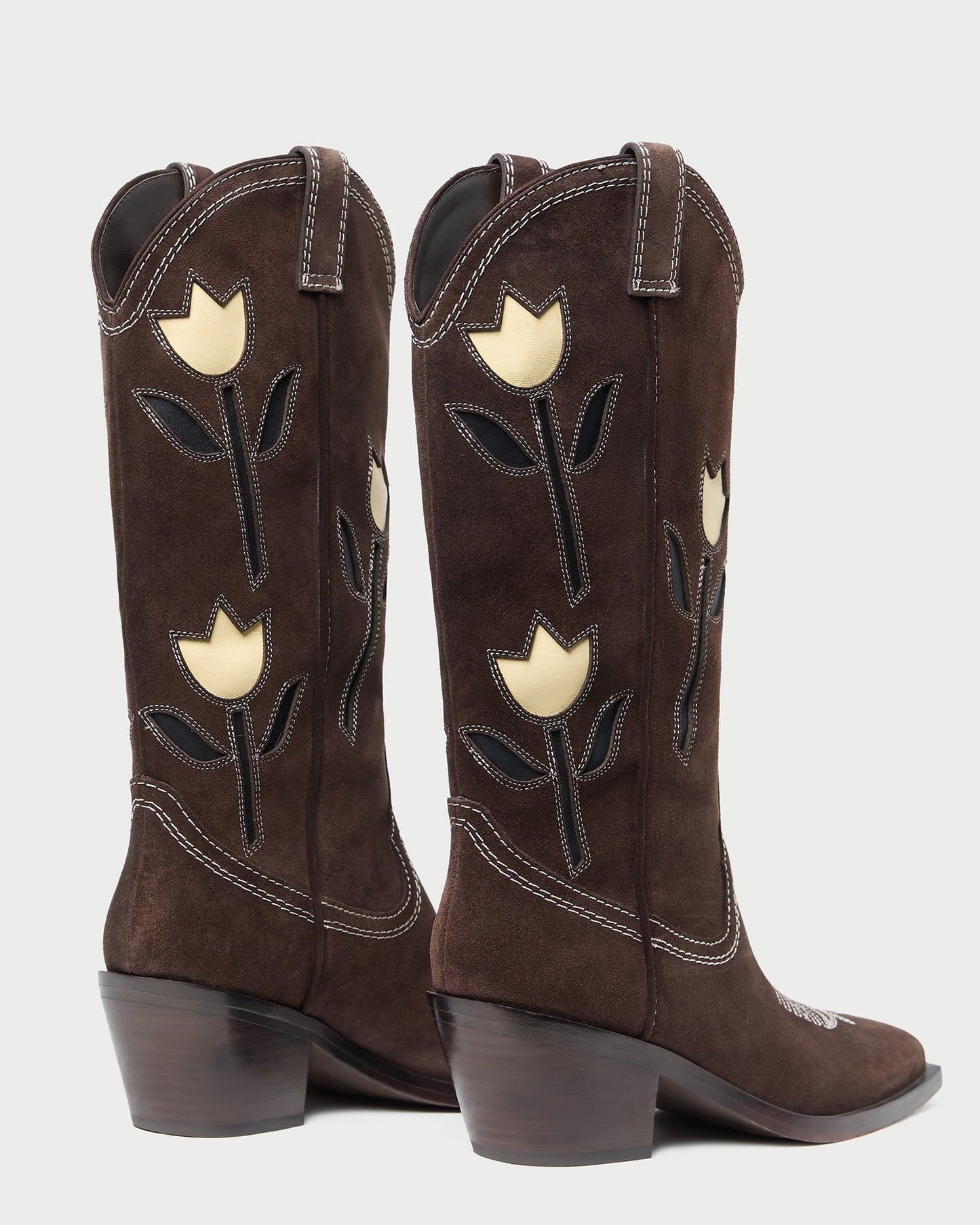 Wilder Brown Suede Tulip Boot