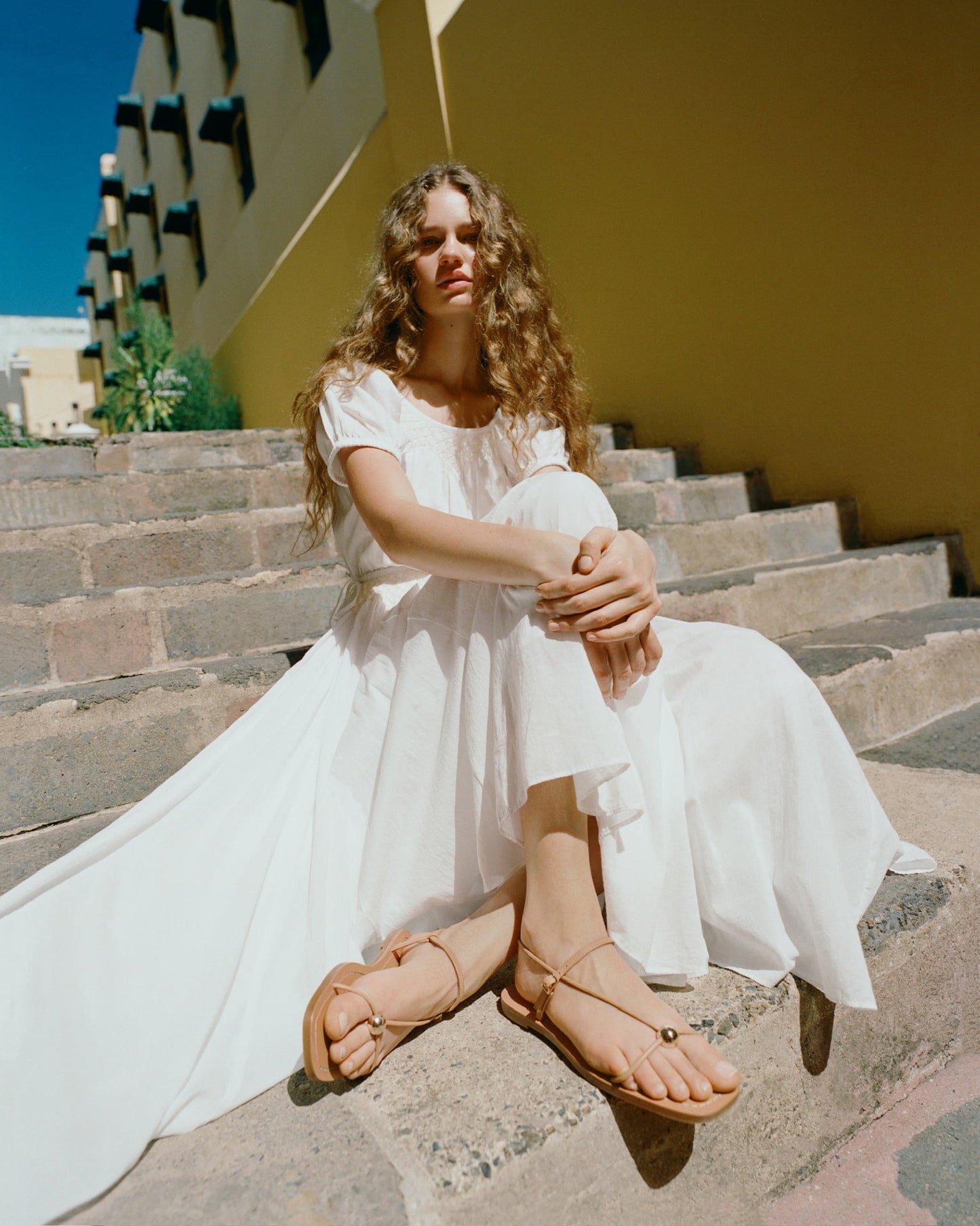 Lara Dune Leather Sandal