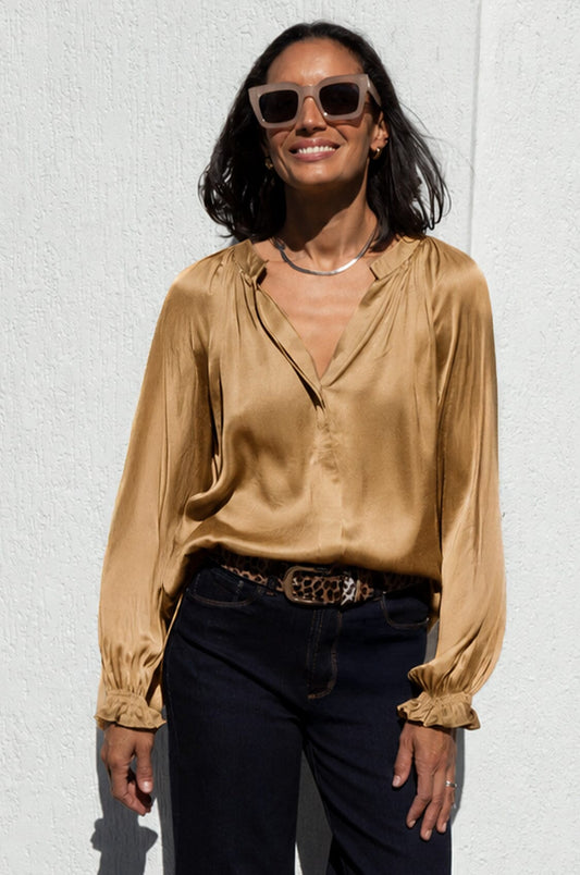 Sierra Long Sleeve Top Gold