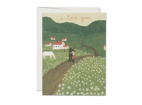 Along the Road love greeting card