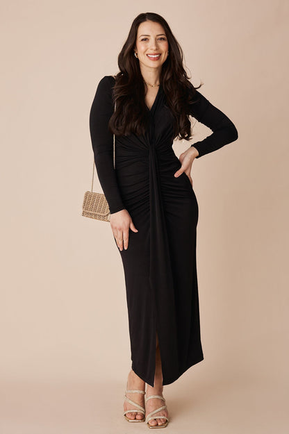 Kristen Long Sleeve Dress Black