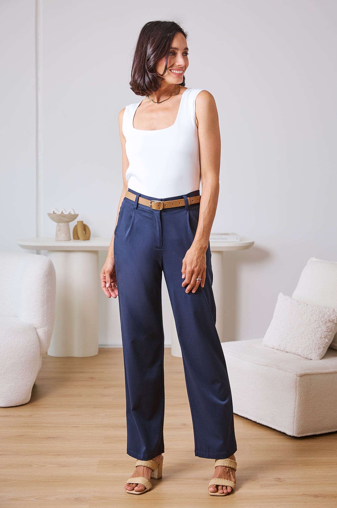 Lina Top White