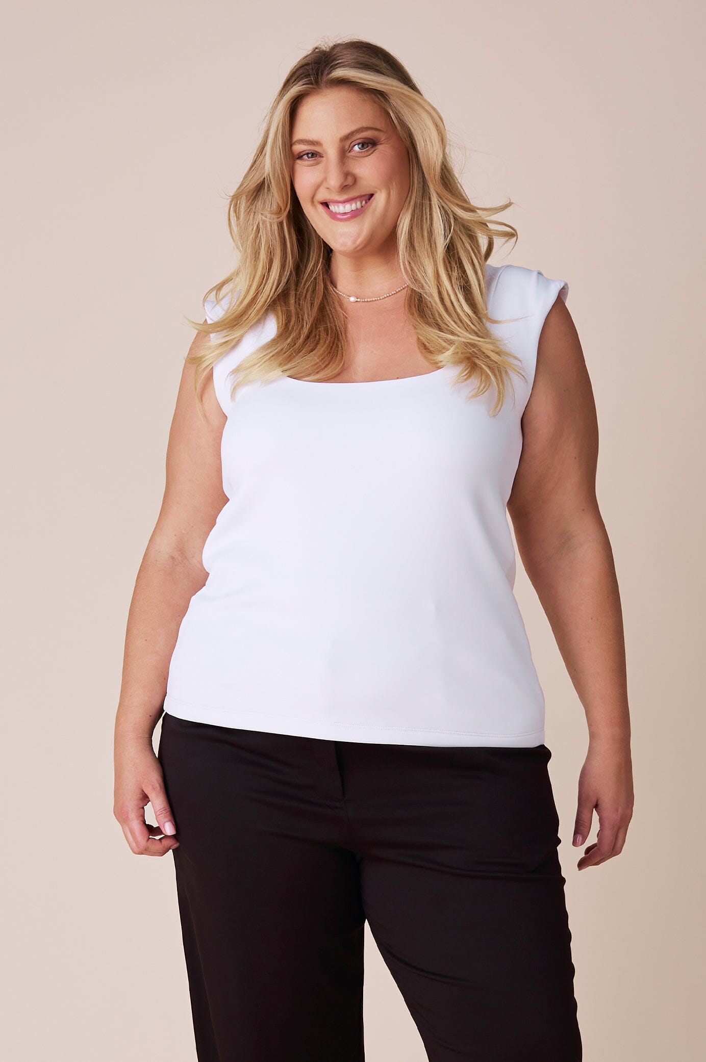 Lina Top White