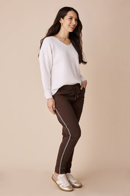 Rita Jogger Brown