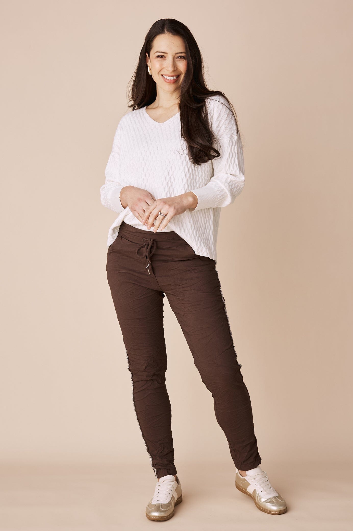 Rita Jogger Brown