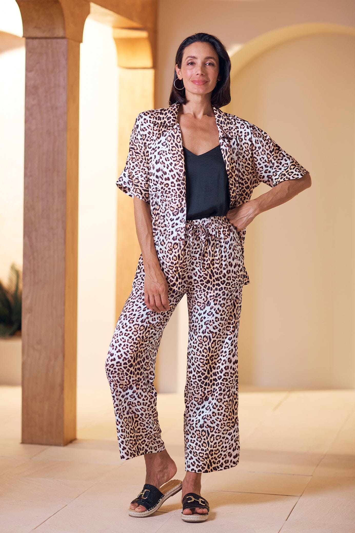 Karina Animal Print Pants