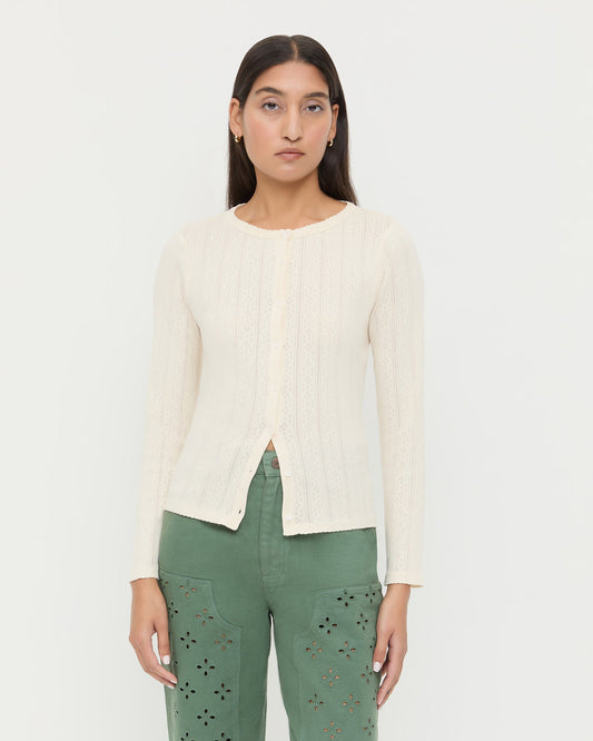 Ash Pointelle Cardigan