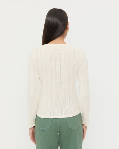 Ash Pointelle Cardigan