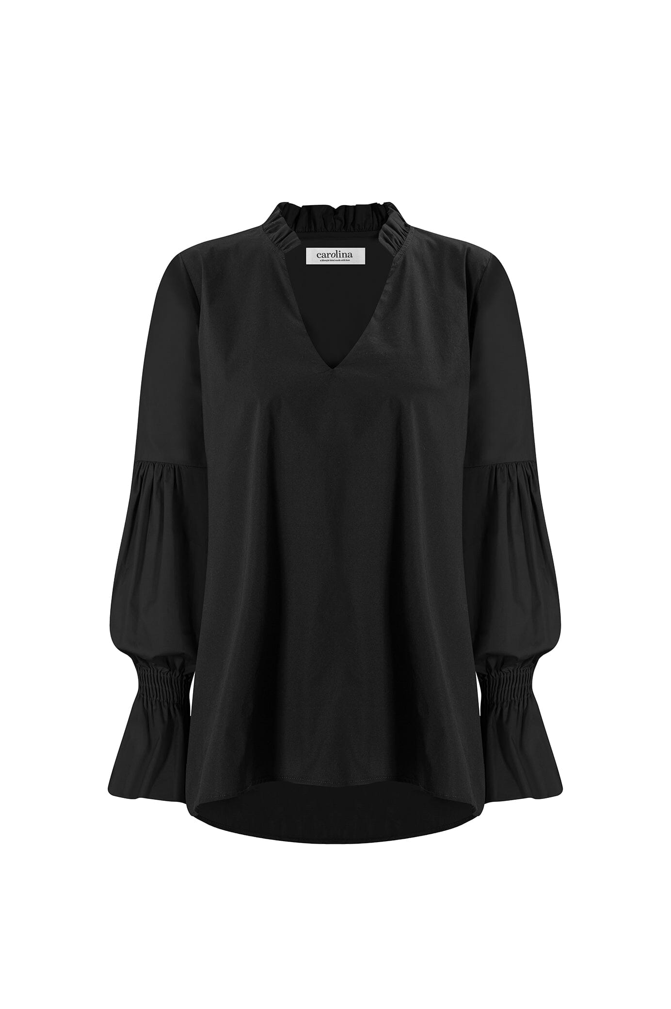 Alessandra Long Sleeve Top Black