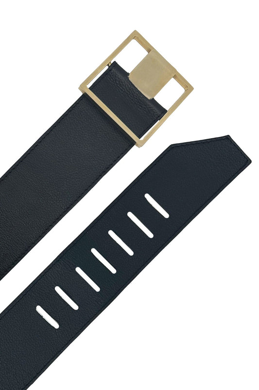 Andrea Belt Black Soft Leather