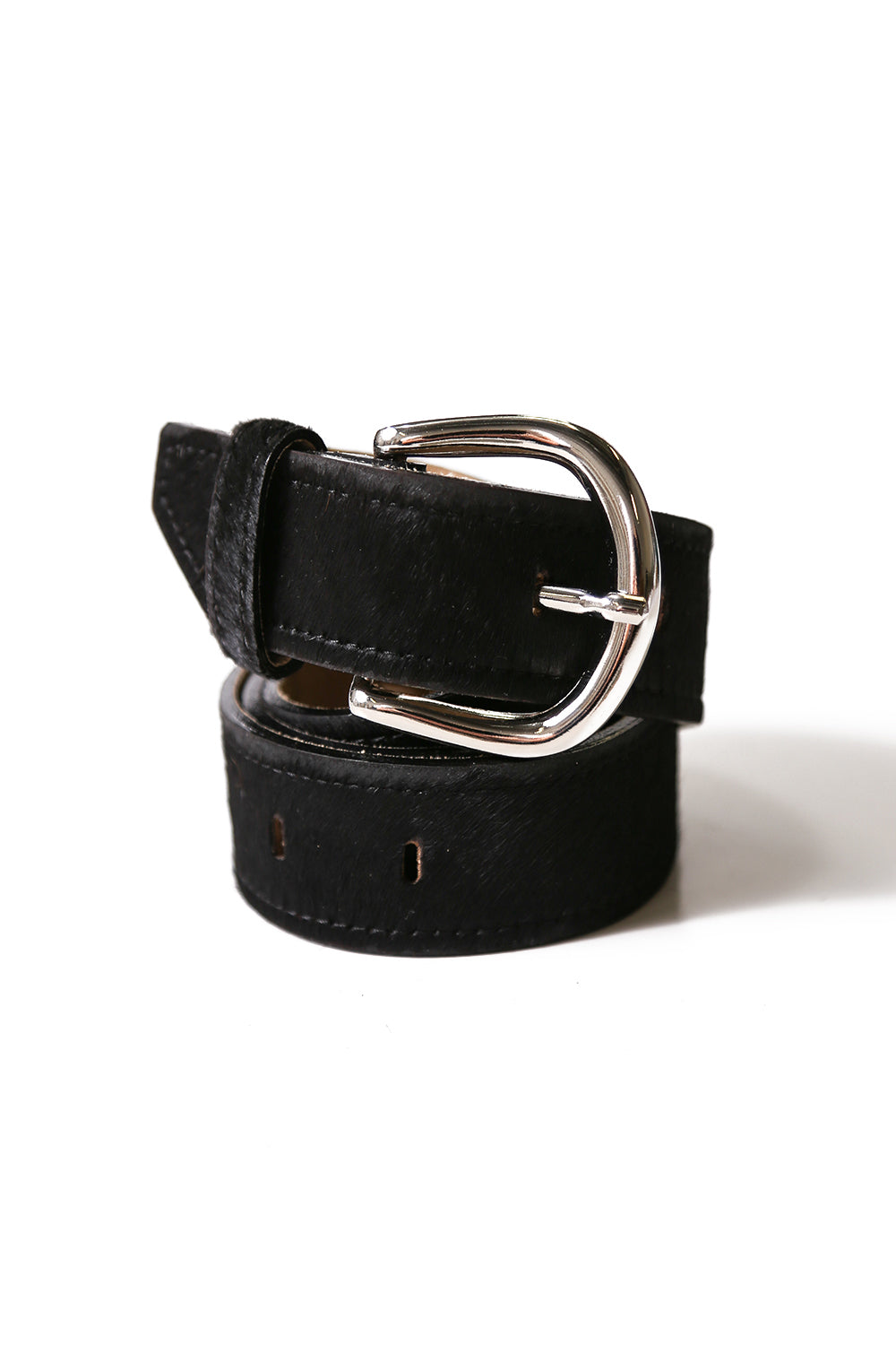 Jeans Belt All Black Cowhide