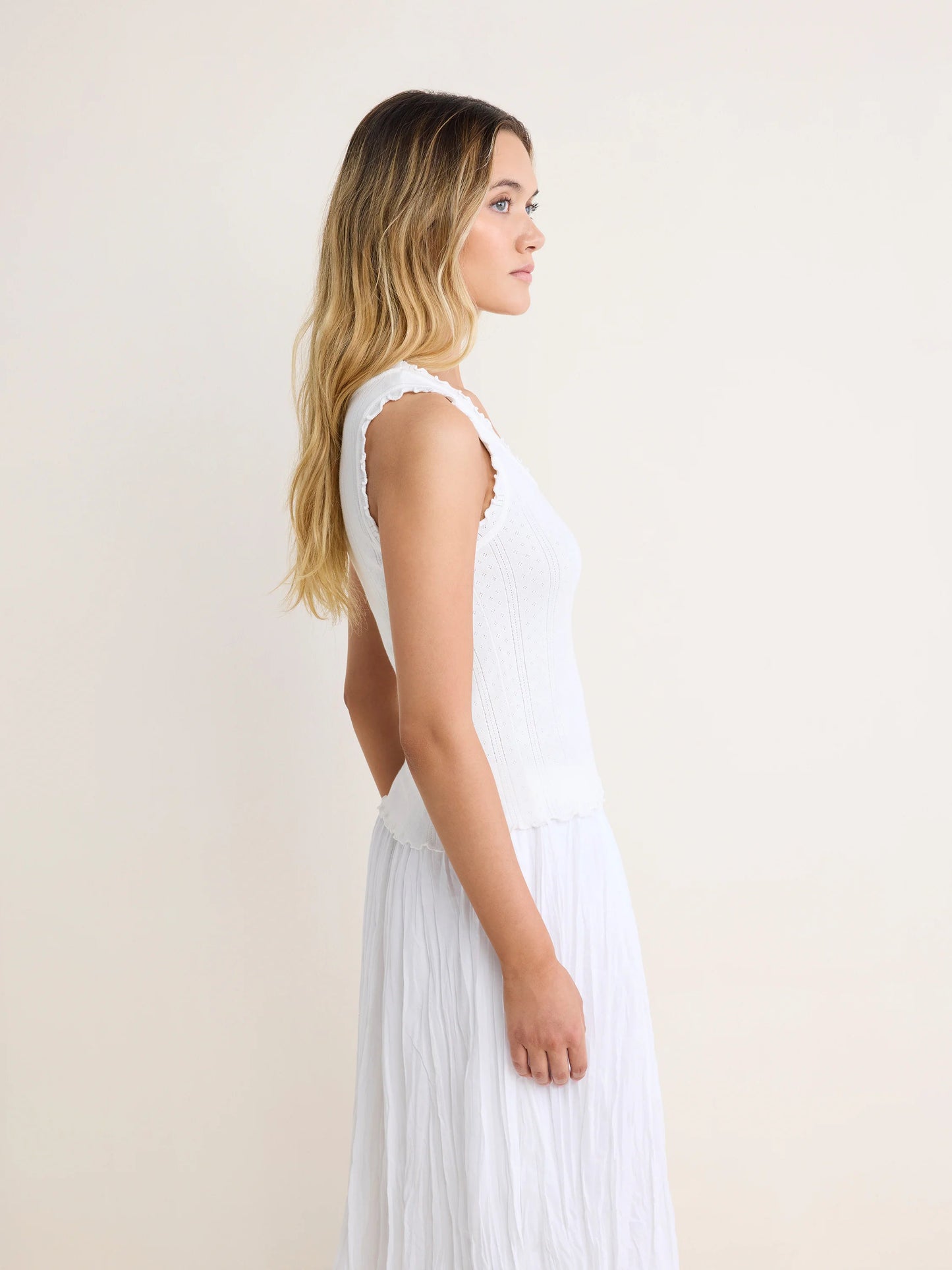 nz by NIC+ZOE Pointelle Rib Ella Tank