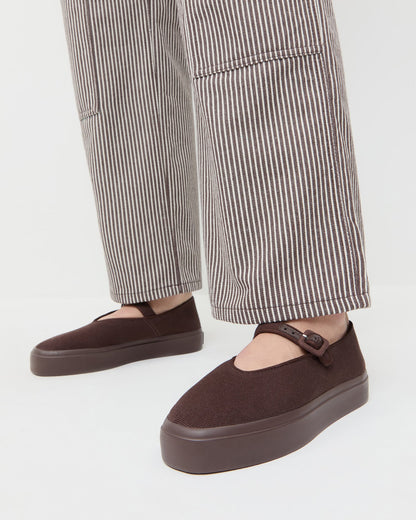 Cooper Dark Brown Mary Jane Sneaker