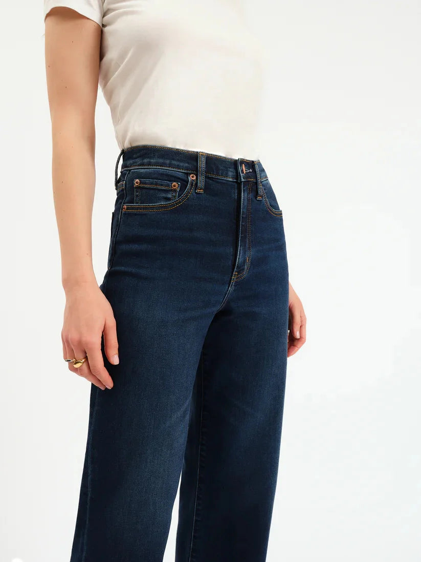 Daze Pleaser High Rise Wide Ankle Jean