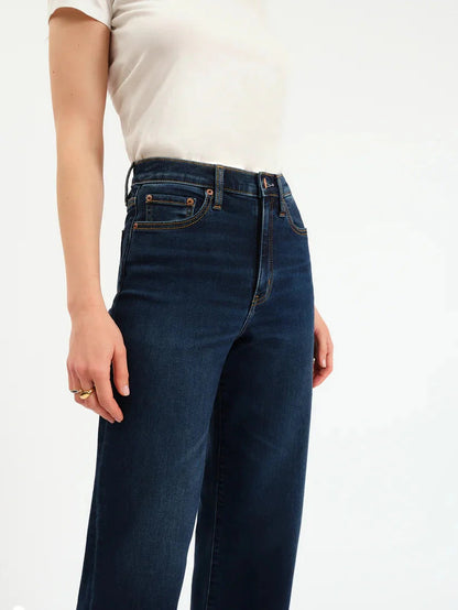 Daze Pleaser High Rise Wide Ankle Jean