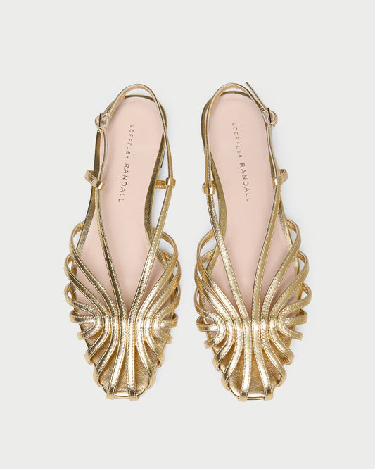 Devon Gold Slingback Sandal
