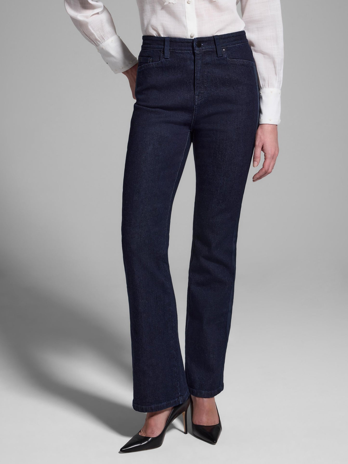 Gold Label Ribbon Trim Jeans