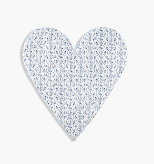 The Tummy Time Mat - Blue Vine Stripe