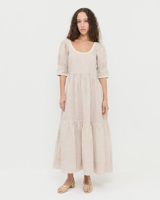 Gillian Puff-Sleeve Dress