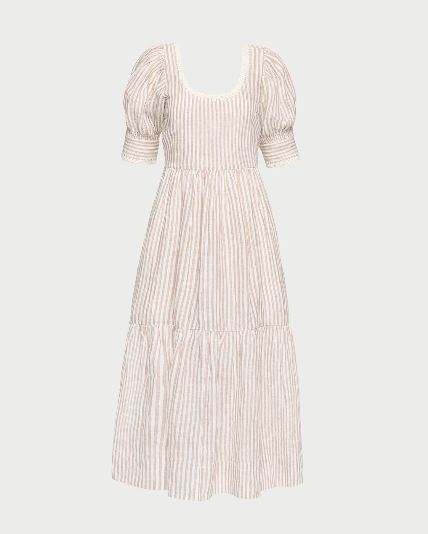 Gillian Puff-Sleeve Dress