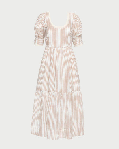 Gillian Puff-Sleeve Dress