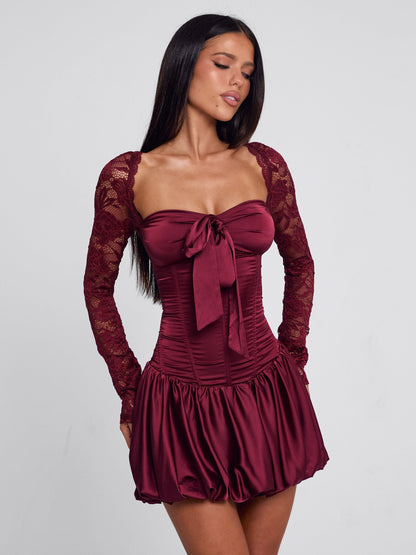 LEVIANA MINI DRESS RED