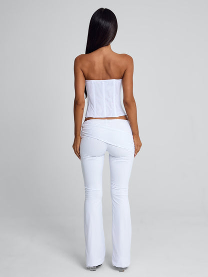 Lexari Corset Top White