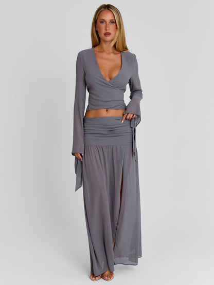 Livvie Top Grey