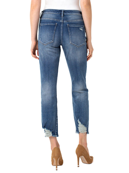 Liverpool Kennedy Crop Straight Pant