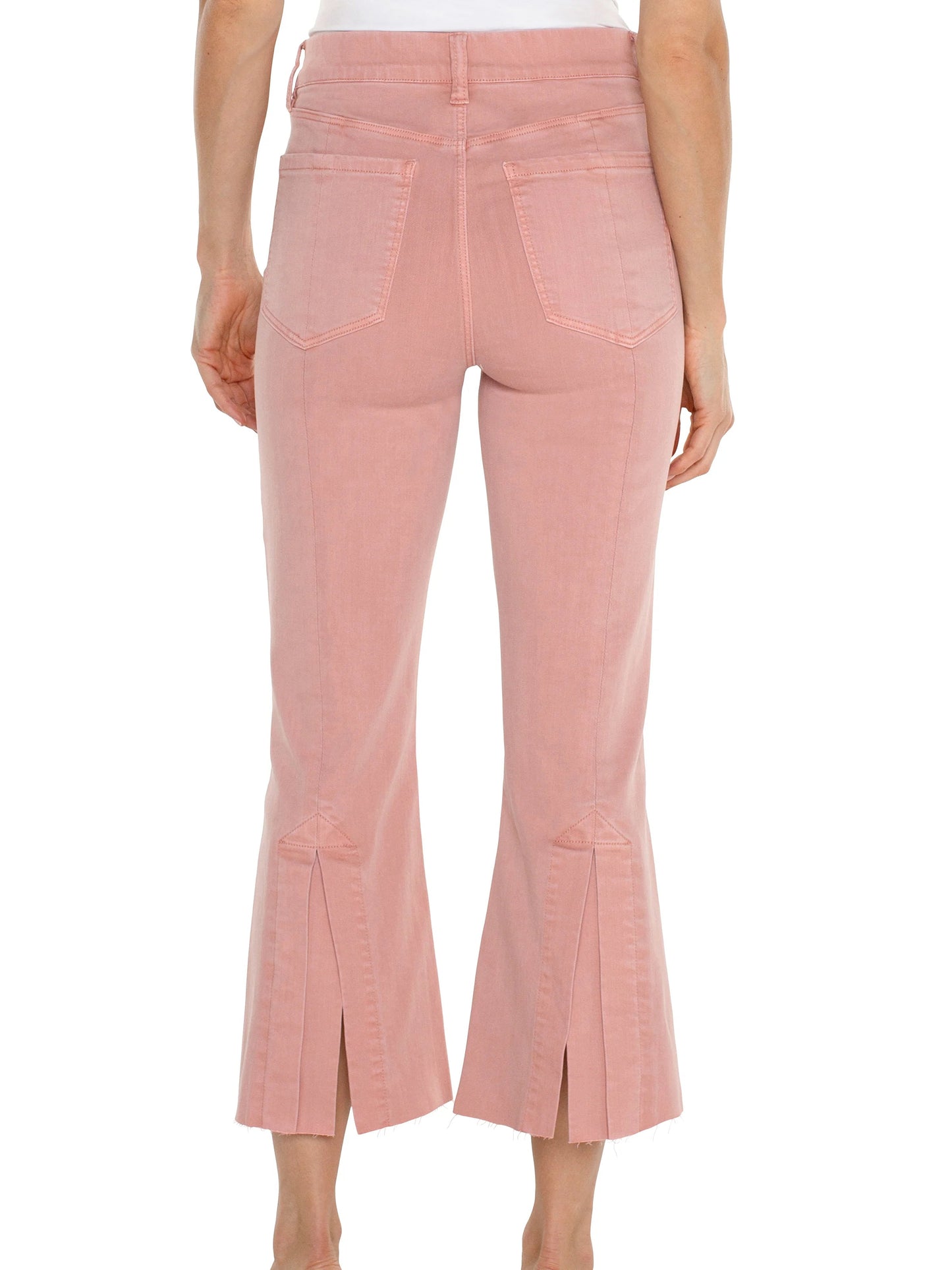 Liverpool Gia Glider Crop Flare Jean
