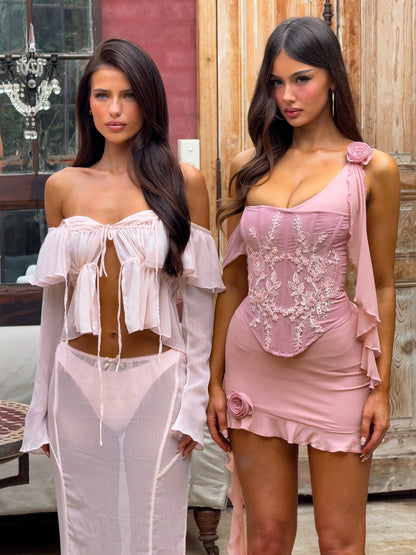 LORETO MINI DRESS PINK