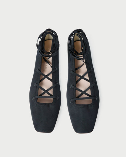 Louisa Lace-Up Ballet Flat