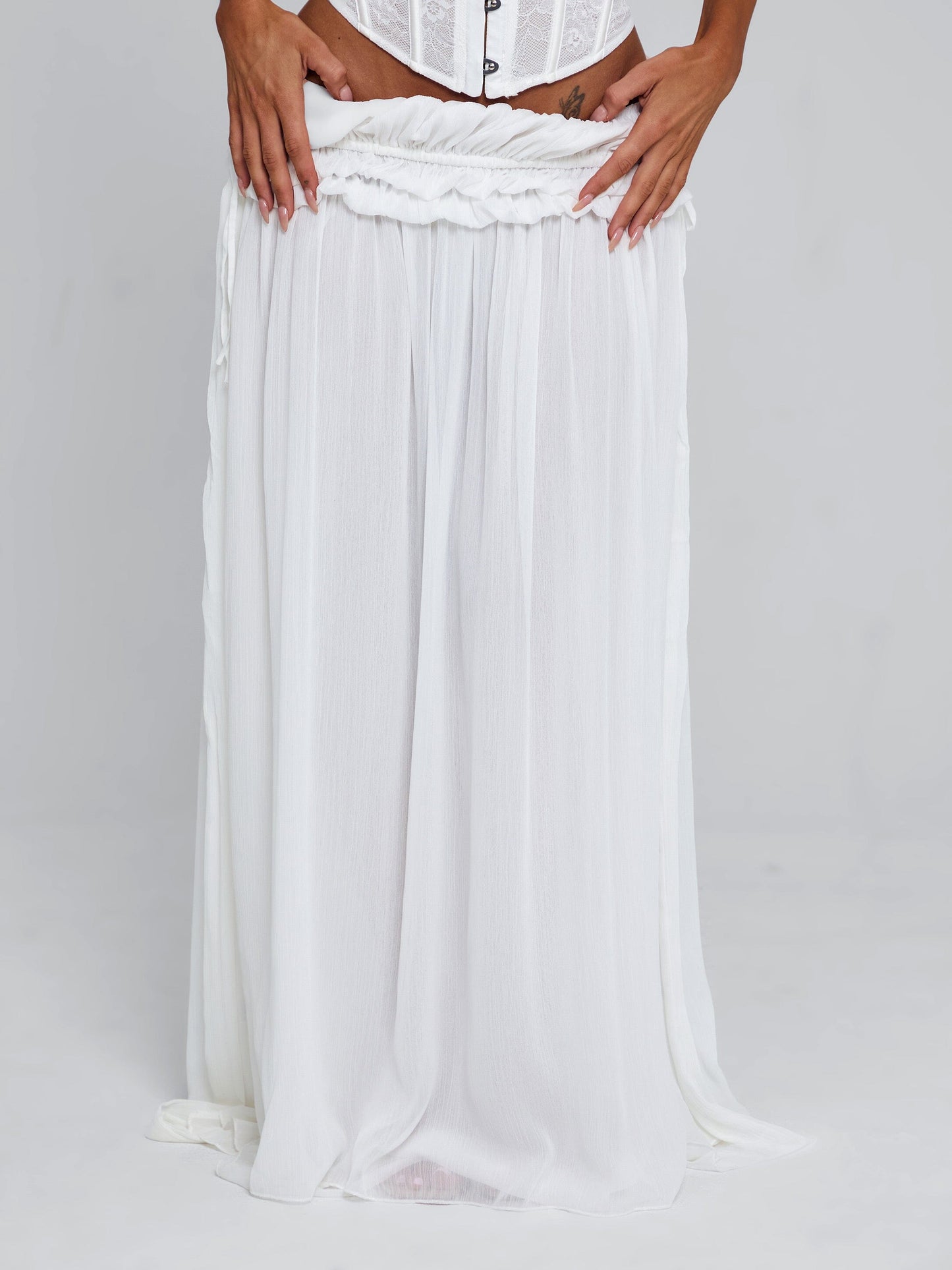 Lubela Maxi Skirt White