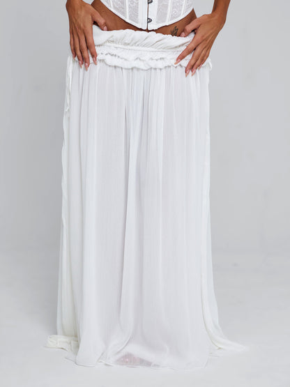 Lubela Maxi Skirt White