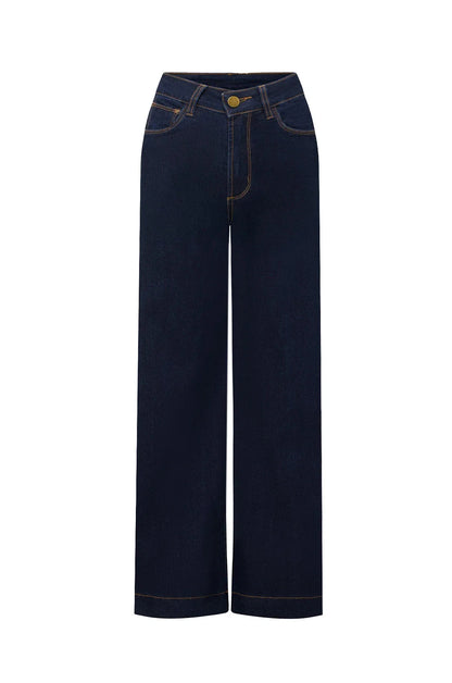 Lucy Straight Leg Dark Denim Jeans