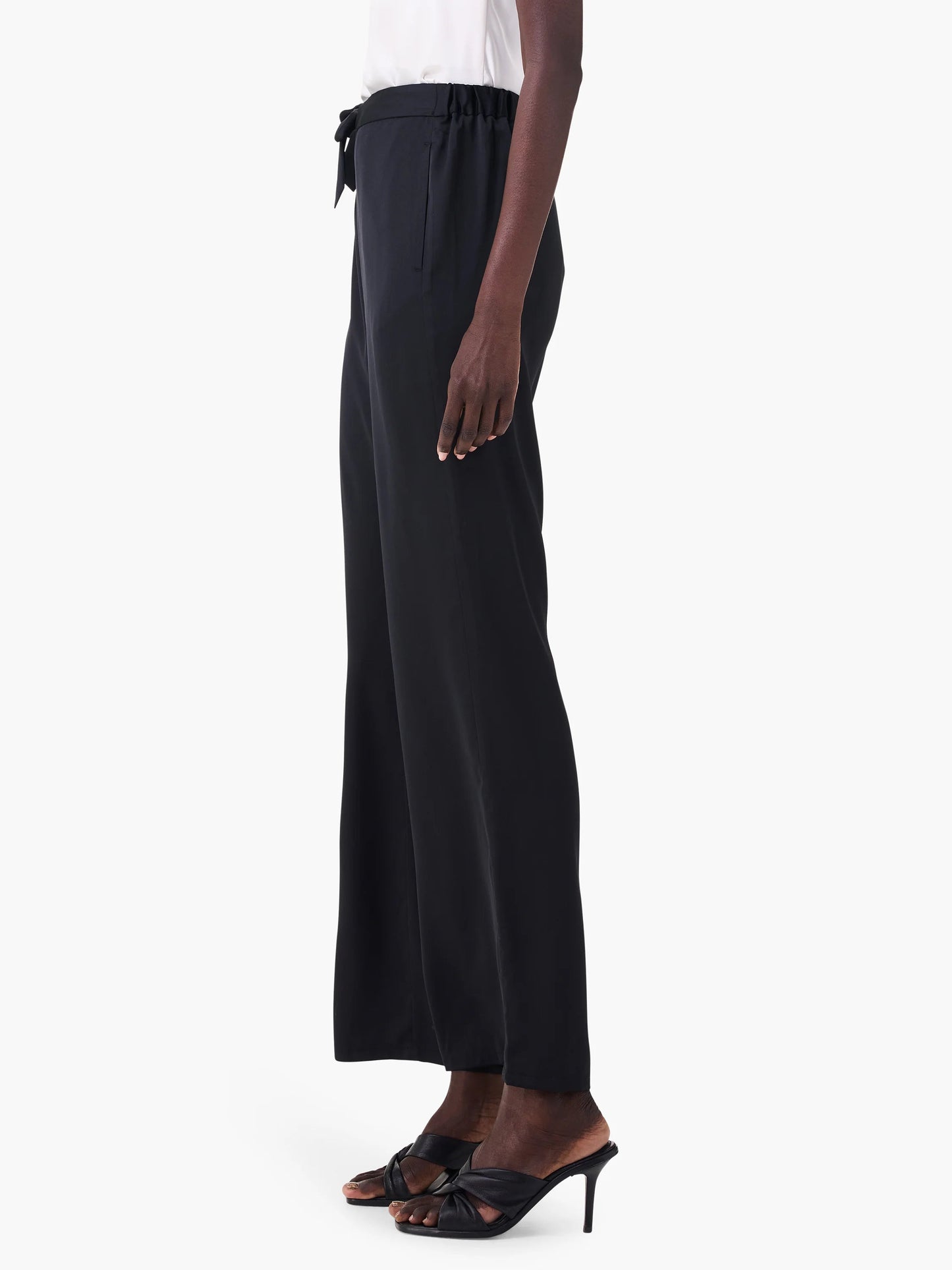 Crepe Wide Leg Pant