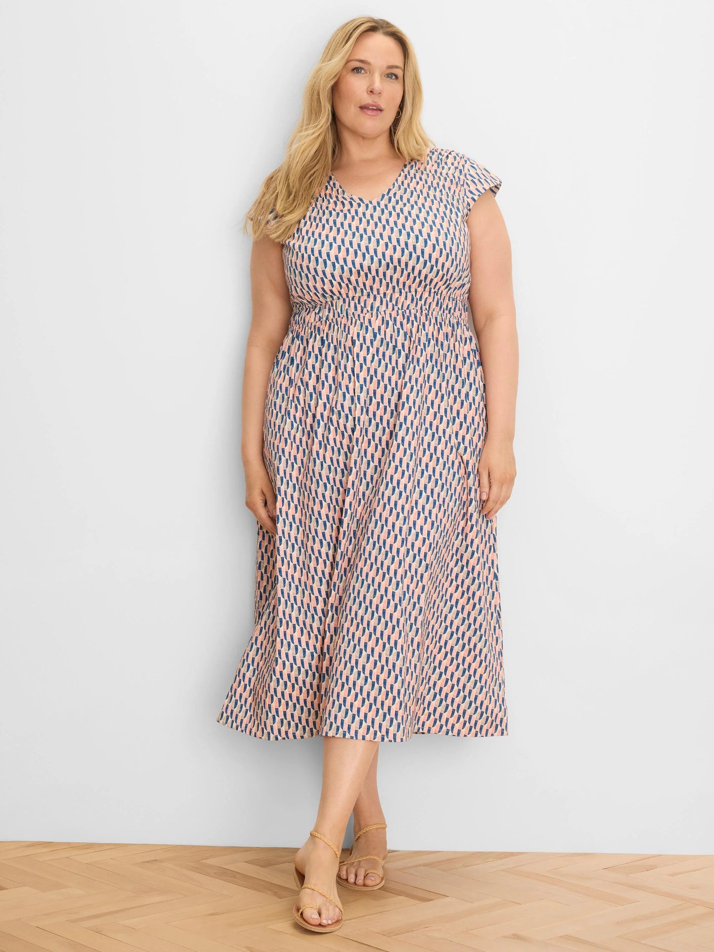 Sideways Dierdre Cap Sleeve Dress