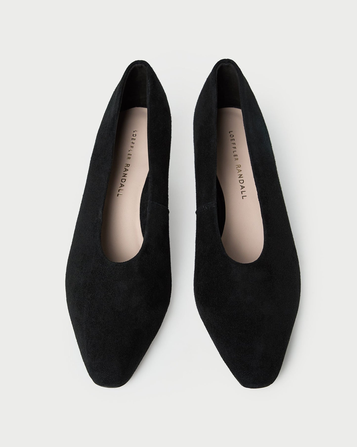 Neive Black Suede Low Pump