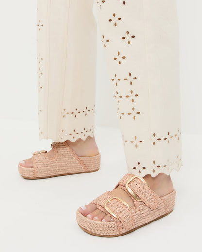 Nico Blush Two-Band Sandal