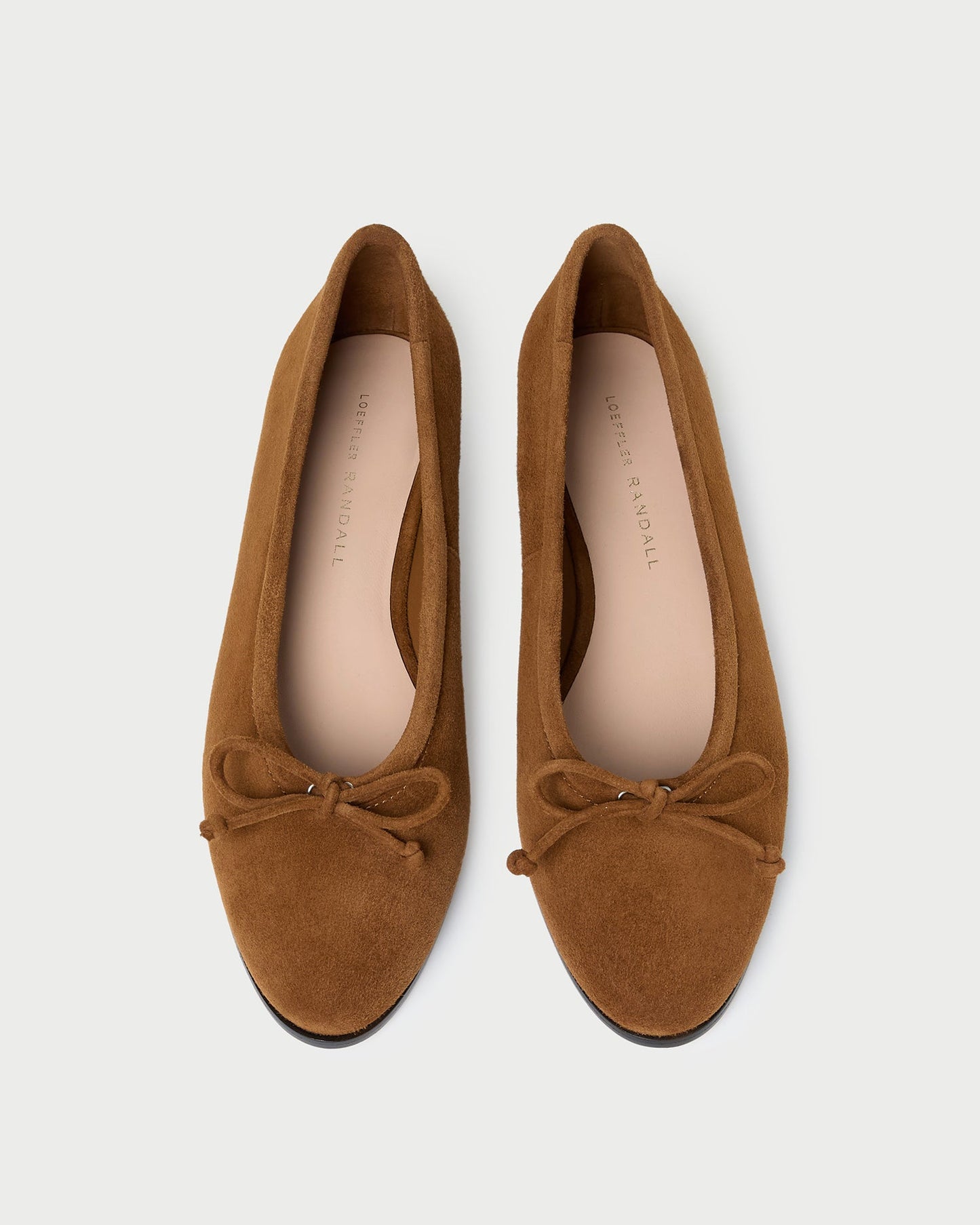 Noelle Cacao Suede Ballet Flat