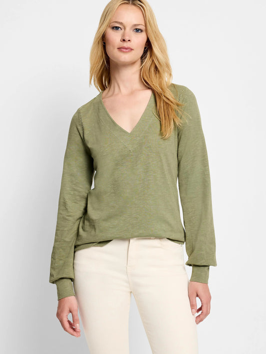 NZT Lace Detail Long Sleeve Top