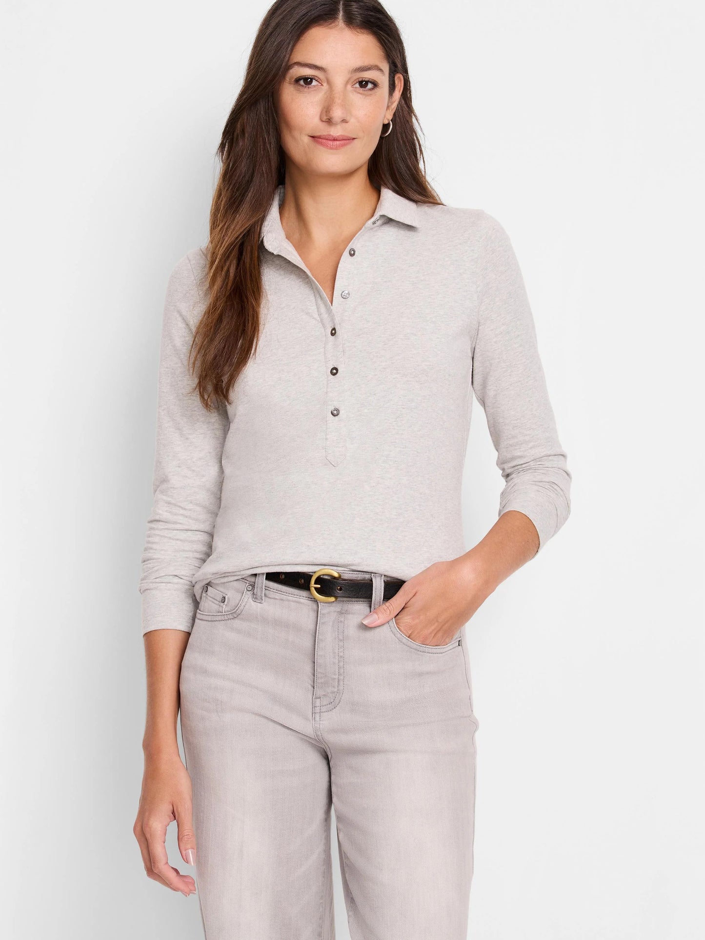 NZT Long Sleeve Polo Top