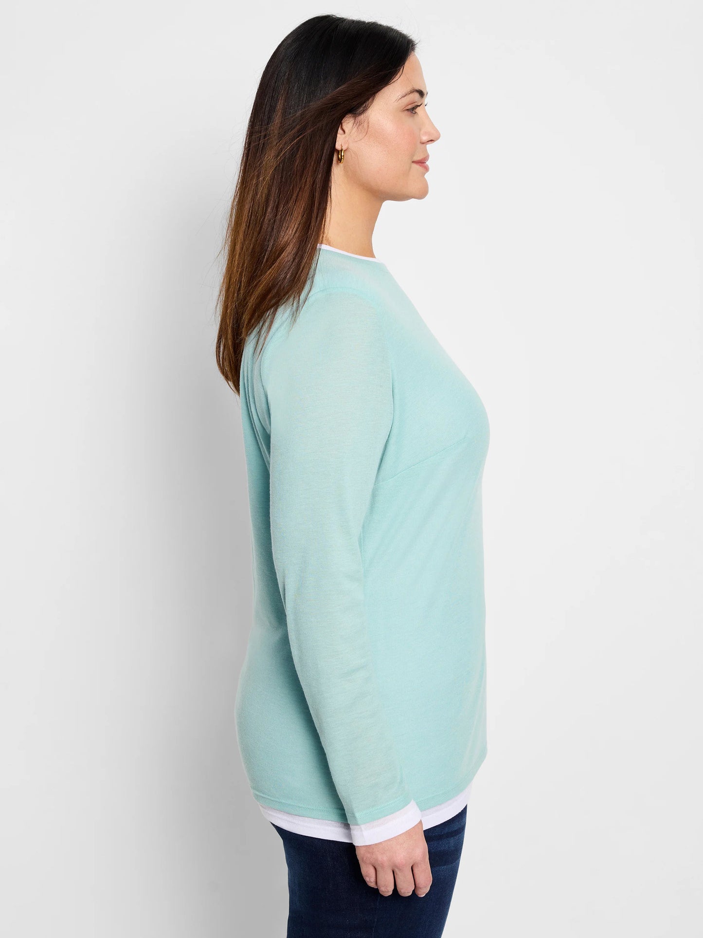 NZT Long Sleeve Double Layer Top