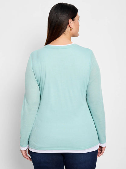 NZT Long Sleeve Double Layer Top