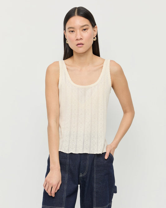 Rylee Pointelle Tank Top