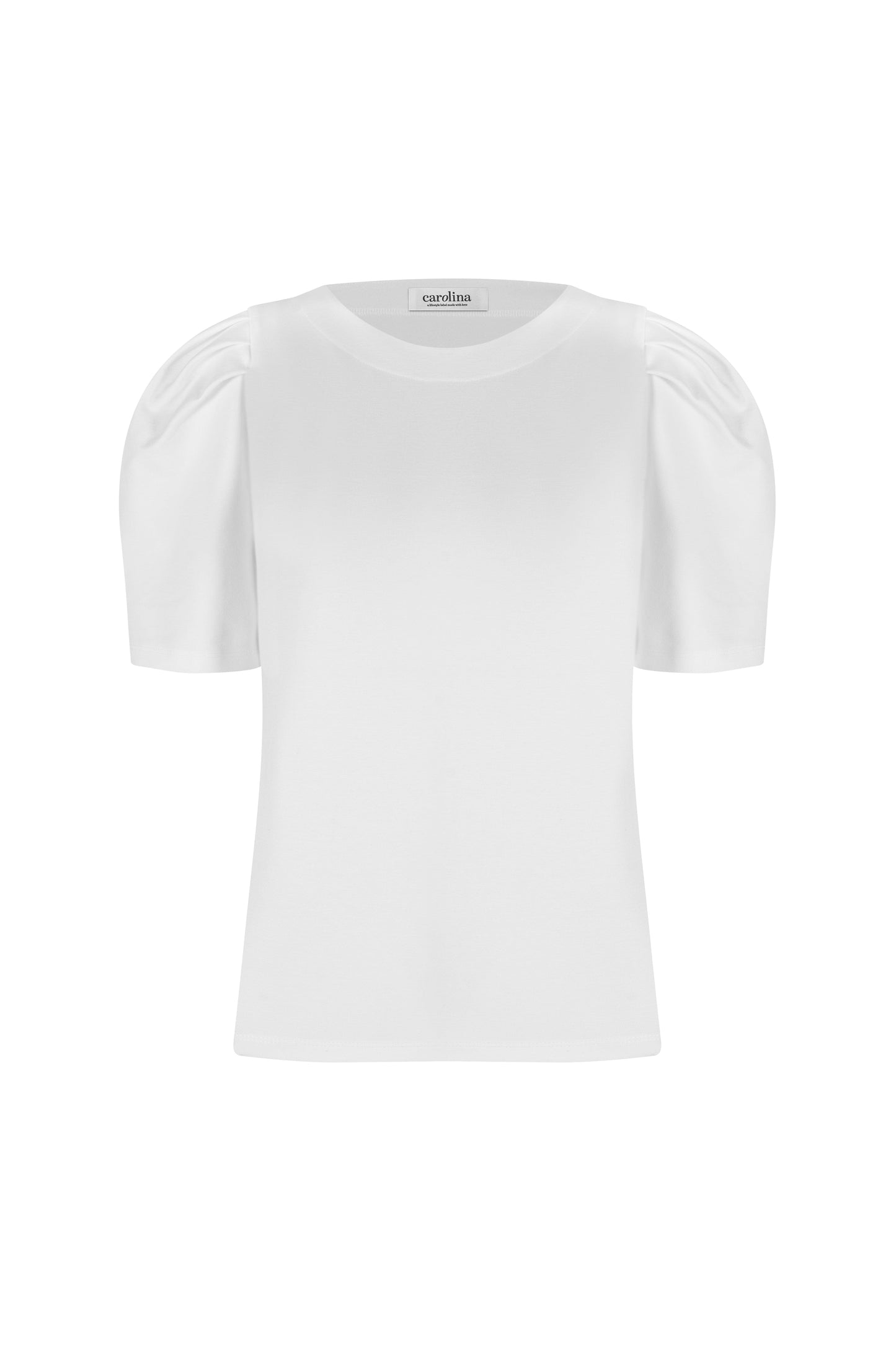 Hazel Short Sleeve Top White
