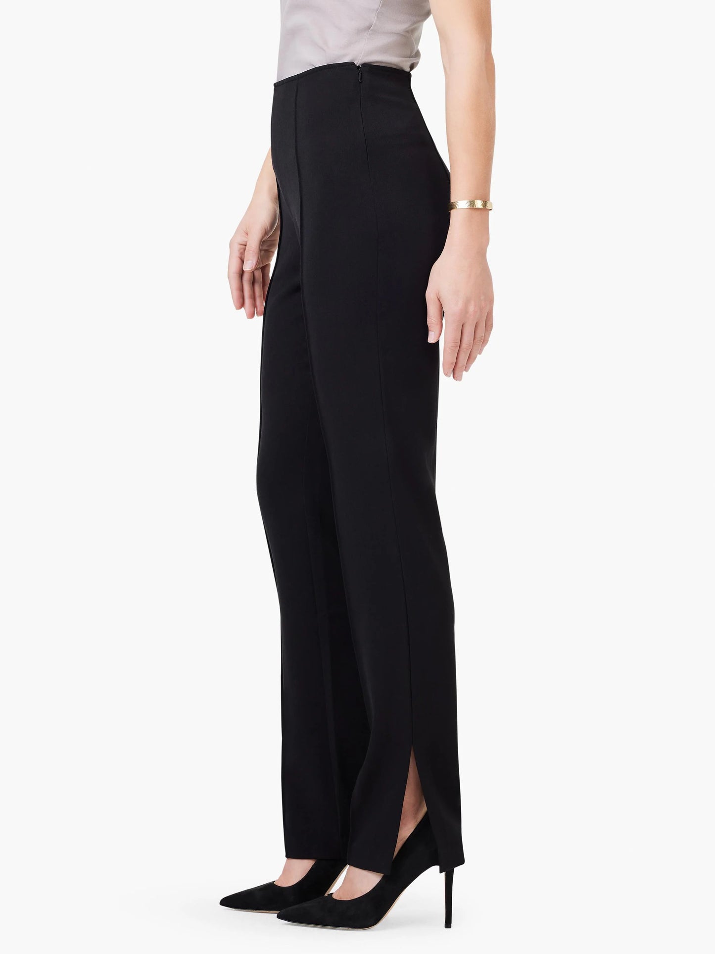 Avenue Side Slit Straight Pant