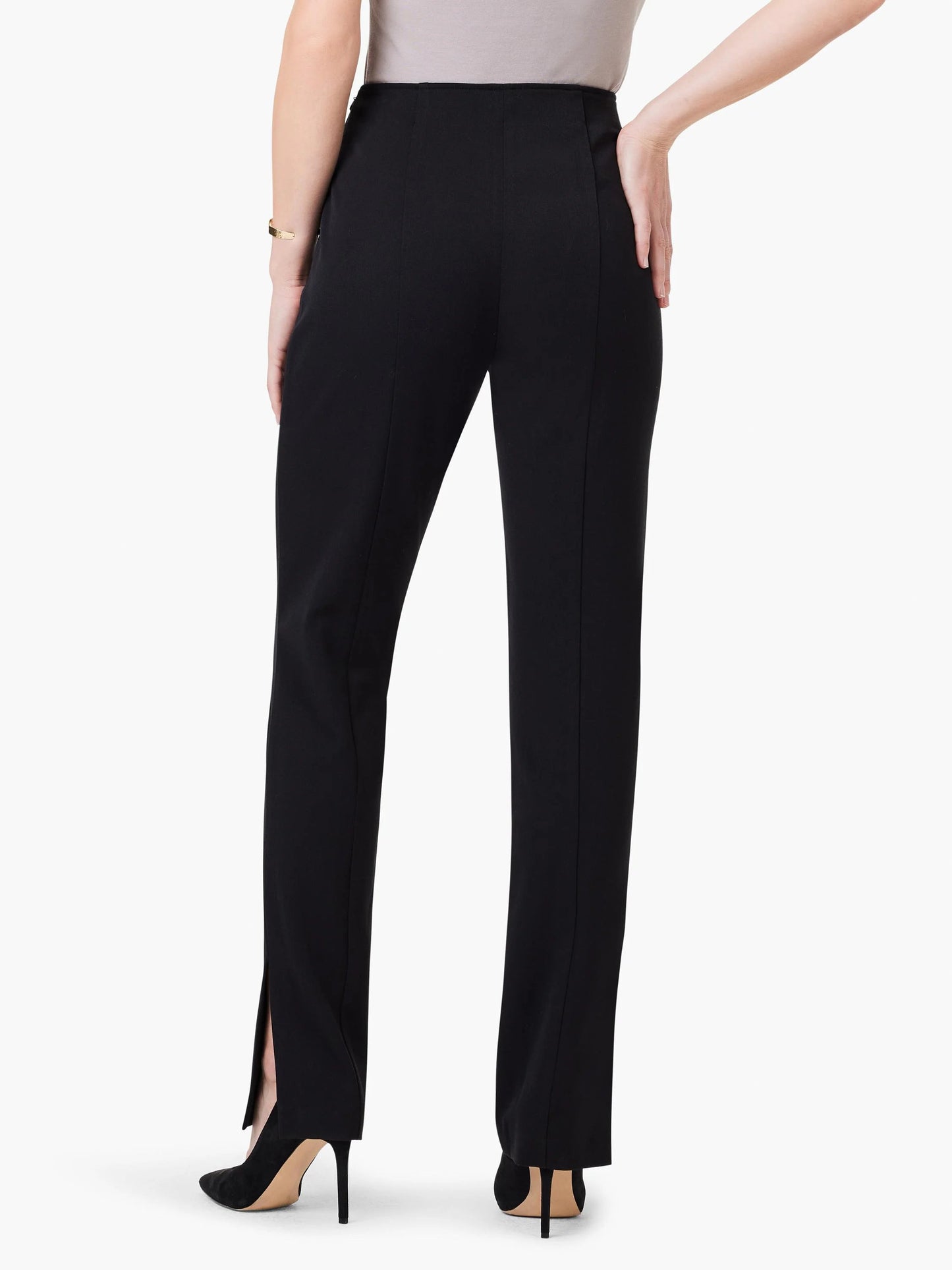 Avenue Side Slit Straight Pant